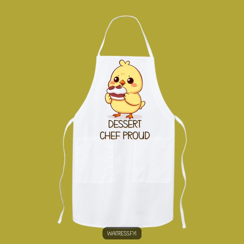 Funny Chick Baker Apron - Proud Character, Great Baking Funny Gift