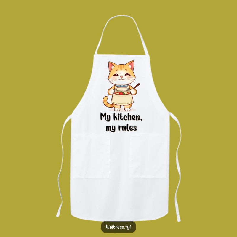 Funny Cat Chef Apron - Culinary Masterpiece - A Hilarious Kitchen Funny Gift!
