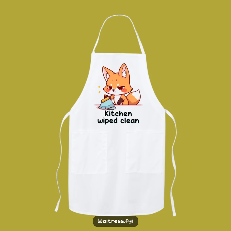 Funny Fox Chef Apron - Determined Character, Great Cleaning Funny Gift