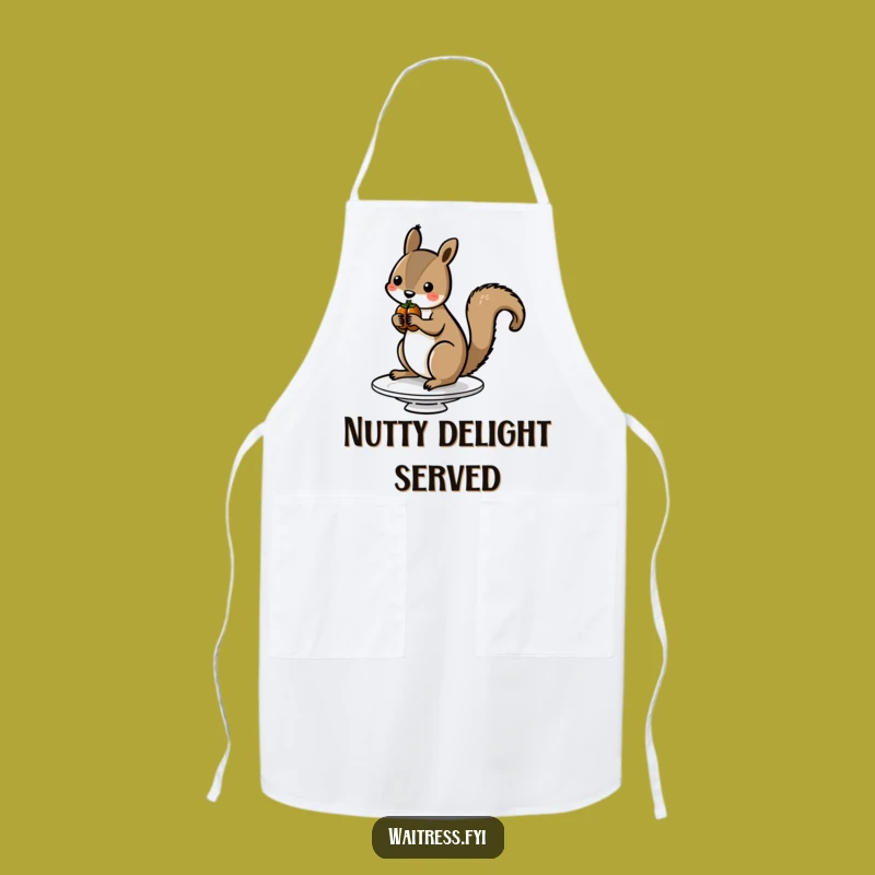 Funny Squirrel Nut Apron: Kitchen Fun with Woodland Charm Gift