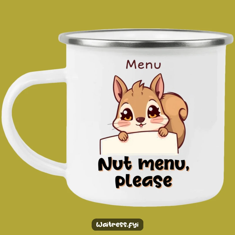 Funny Squirrel Camping Mug - Surprise Campfire Coffee - The Ultimate Outdoorsy Funny Gift!