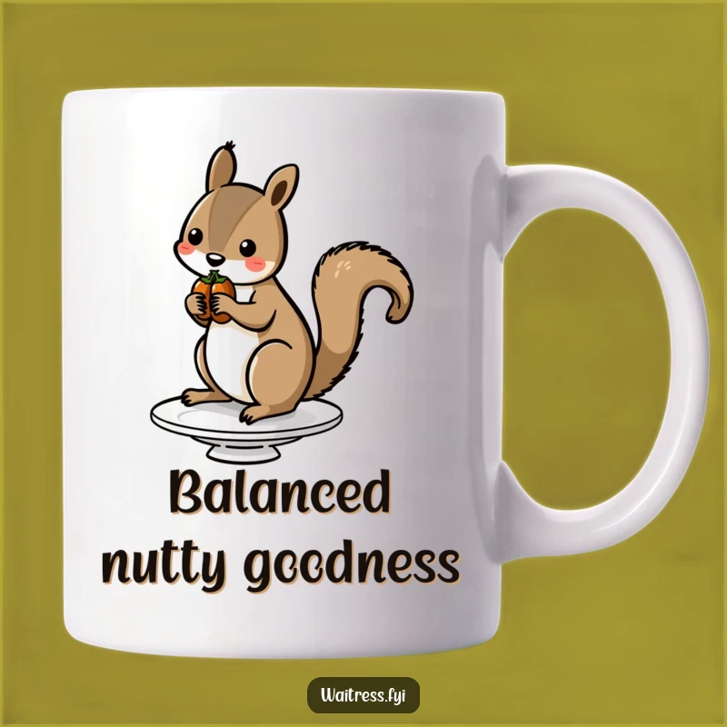 Funny Squirrel Nut Mug: Hilarious Gift for Nut Lovers and Cute Animal Fans