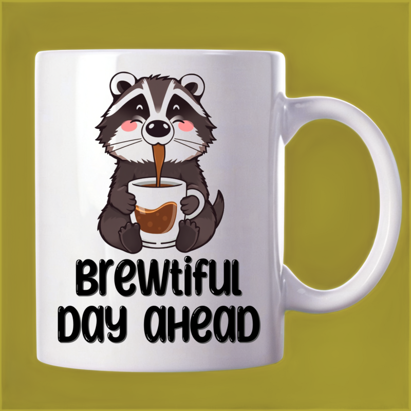 Badger's Brew: Coffee Pouring Mug 