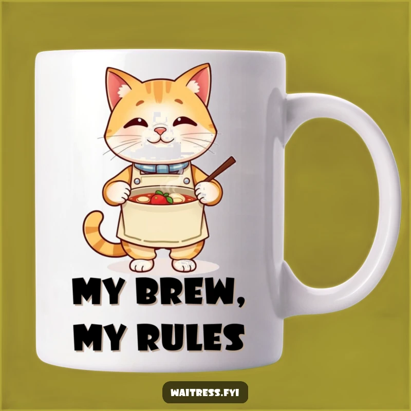 Funny Cat Chef Mug - Proud Presentation - The Perfect Humorous Gift for Foodies