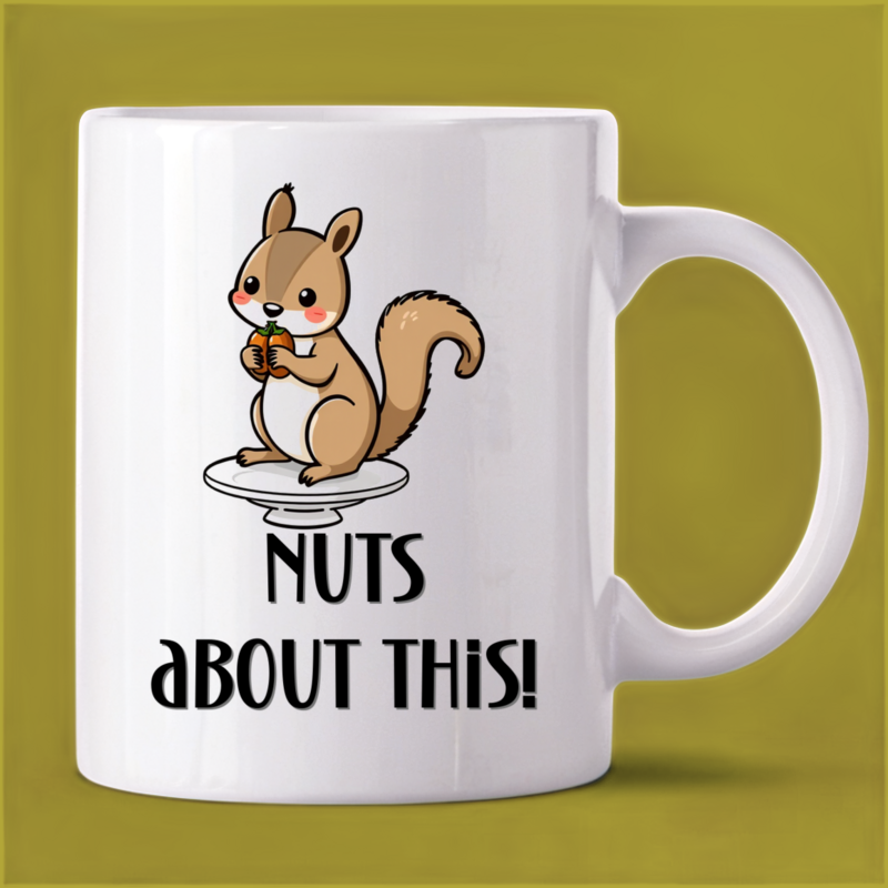 Squirrel's Nutty Dish Mug: Acorn Appetites 