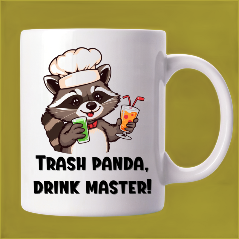 Raccoon Chef Mug: Serving Up Refreshments 