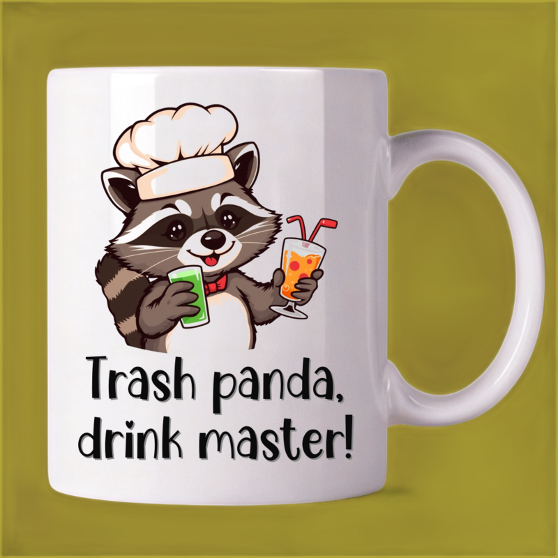 Raccoon Chef Mug: Serving Up Refreshments 