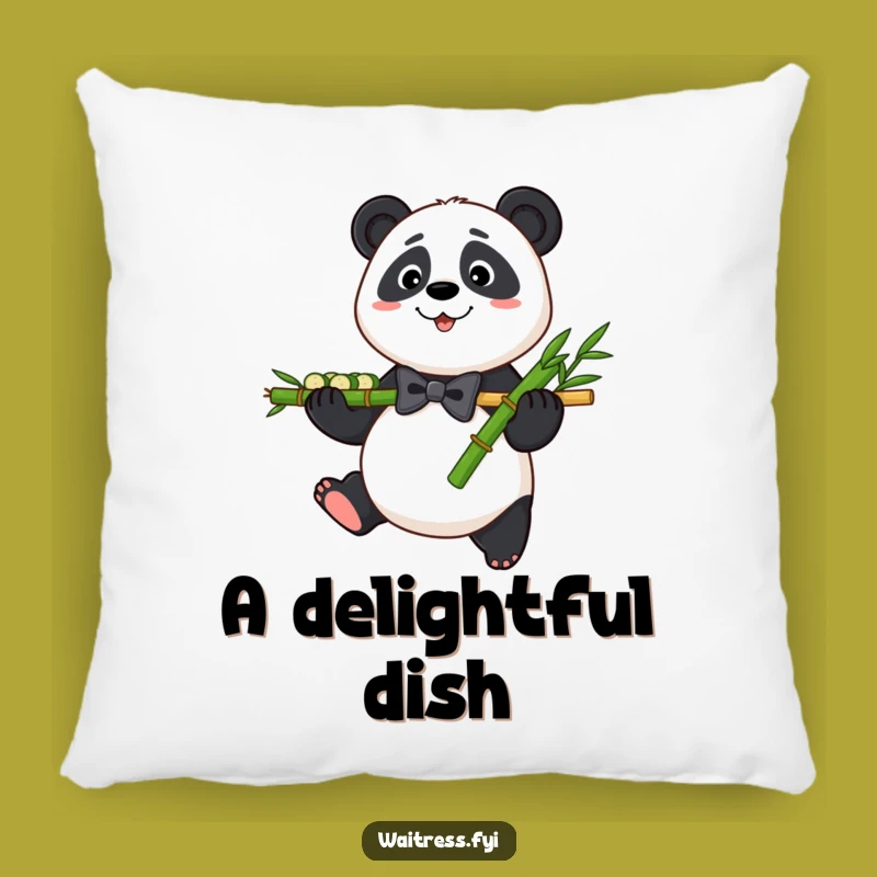 Funny Panda Bamboo Pillow: Cozy Comfort with Gentle Cuteness Gift