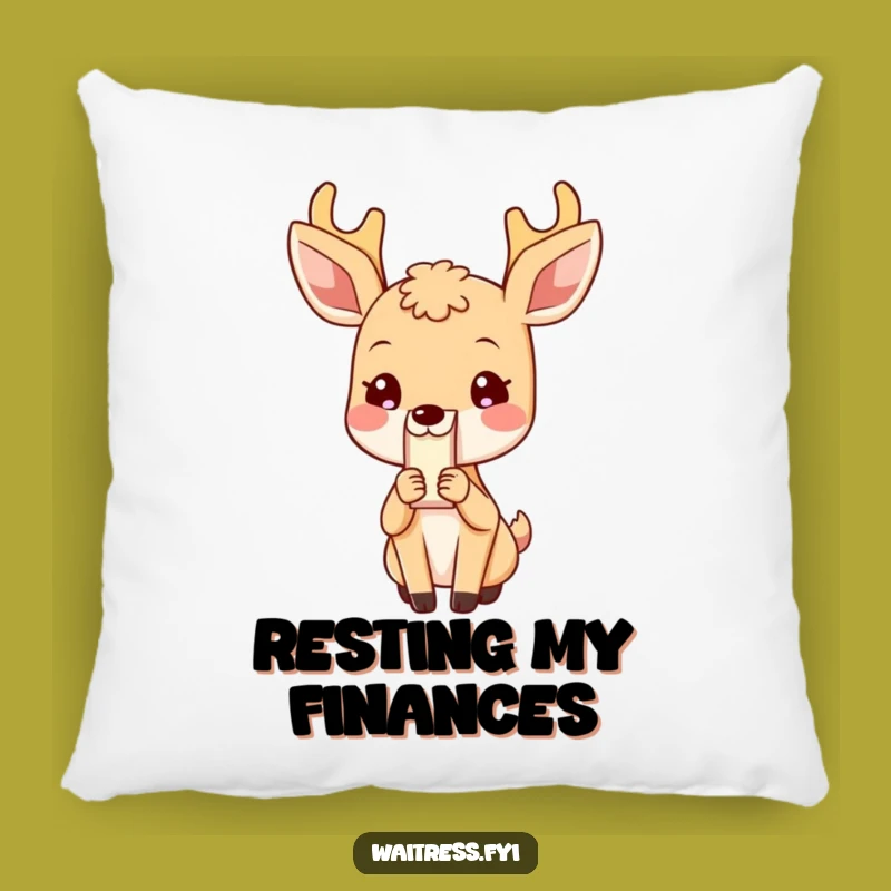 Funny Deer Bill Pillow: Snuggle Up with Polite, Humorous Comfort