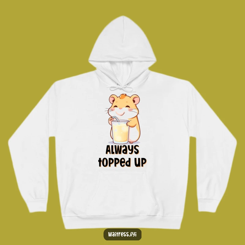 Funny Hamster Refill Hoodie - Cozy Comfort & Cheerful Gift