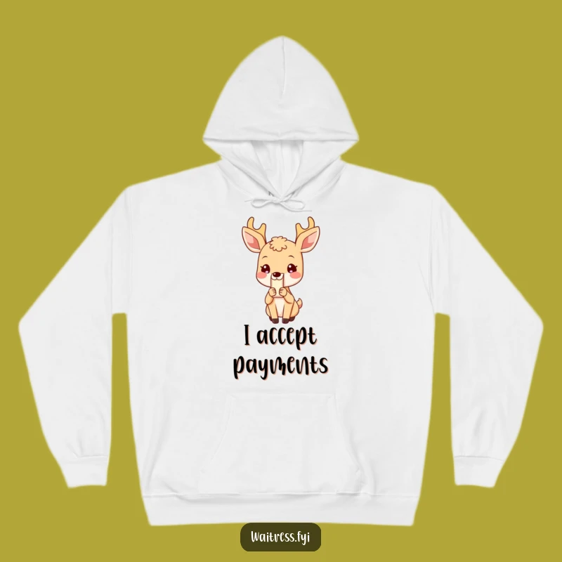 Funny Deer Bill Hoodie: Cozy Comfort and Humorous Politeness