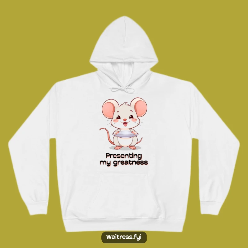 Funny Kawaii Mouse Chef Hoodie: Cozy Comfort with a Whimsical Mouse, The Ultimate Funny Gift!