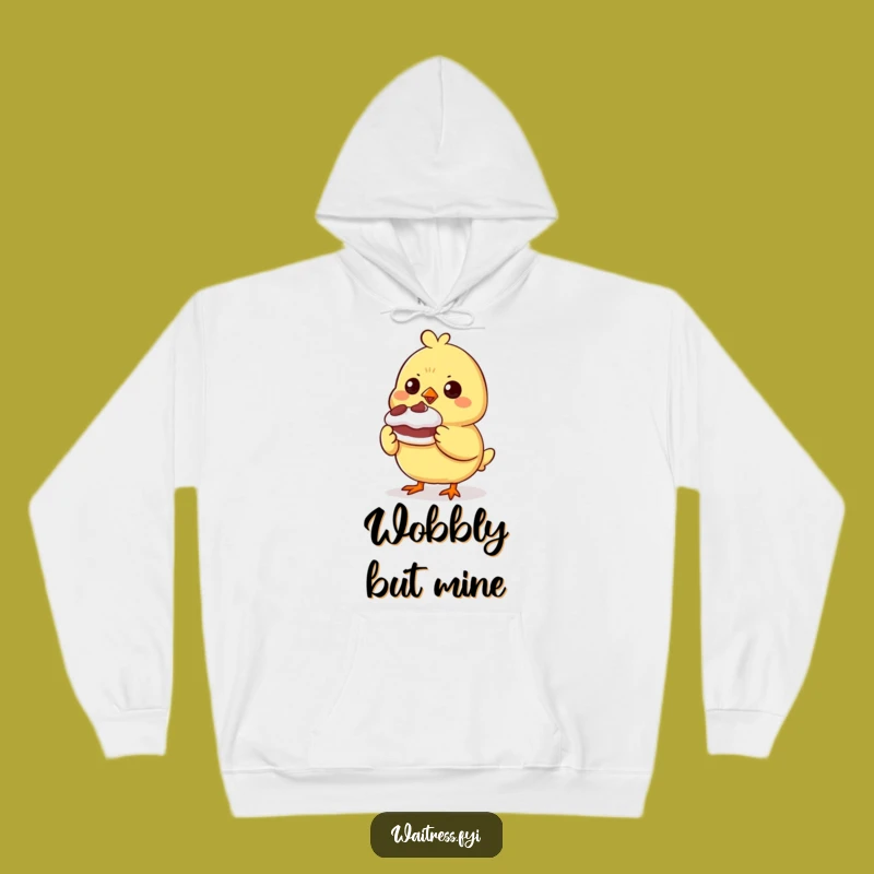 Funny Chick Cozy Hoodie - Warm Proud Character, Perfect Baking Gift