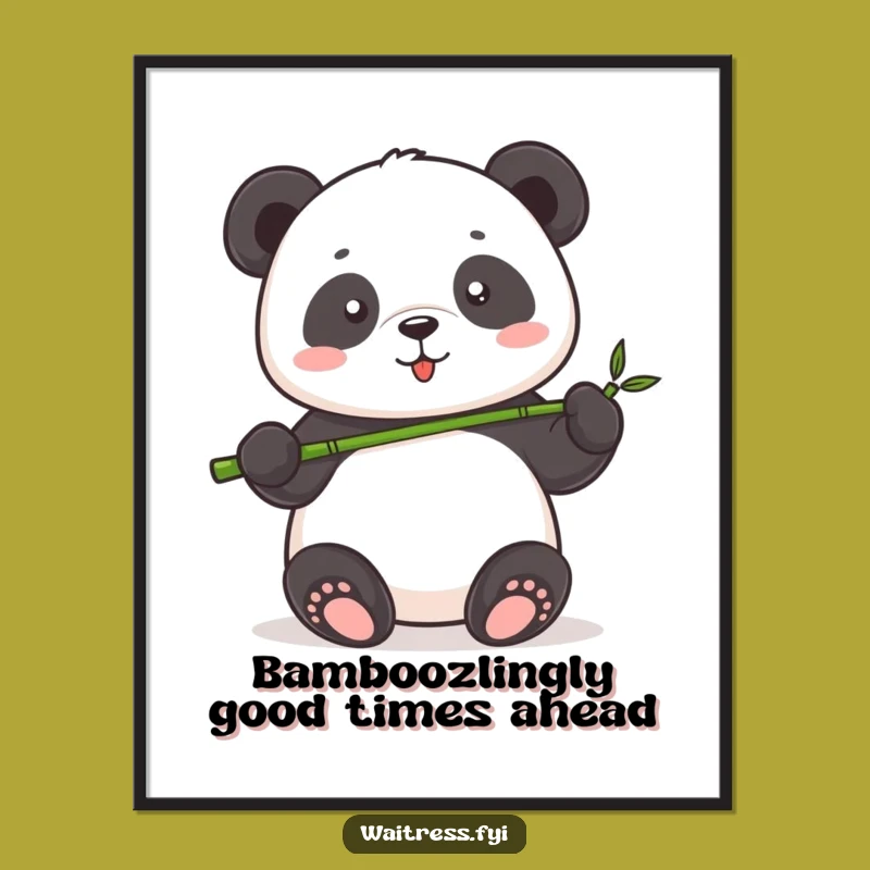 Cute Free Printable Panda Wall Art - Adorable Downloadable Decor!