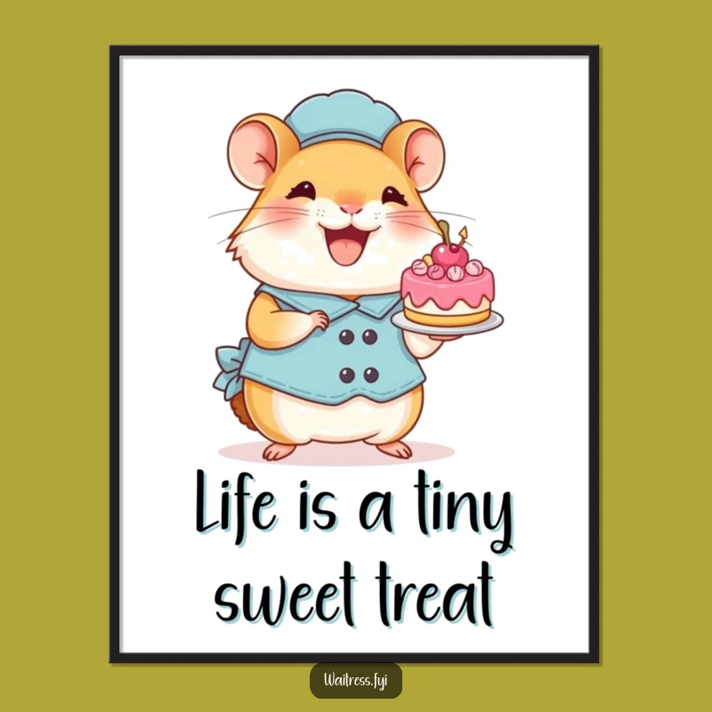 Funny Free Printable Hamster Wall Art: Adorable Downloadable Decor for Walls