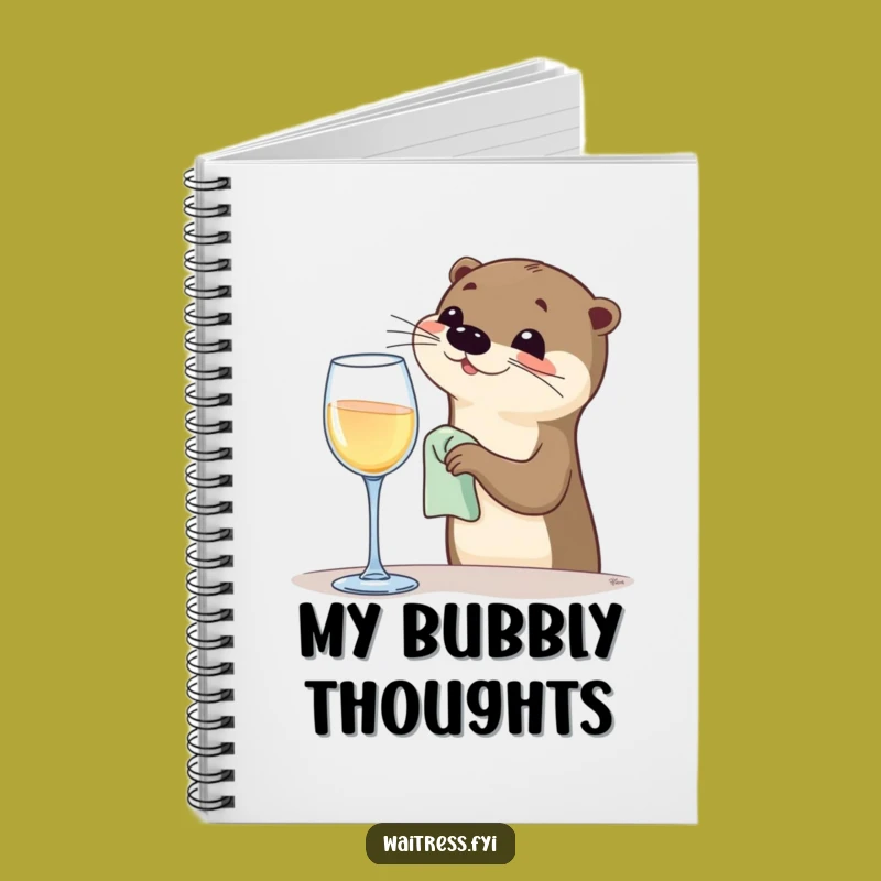 Funny Otter Bartender Notebook: Joyful Stationery, Ideal Funny Gift