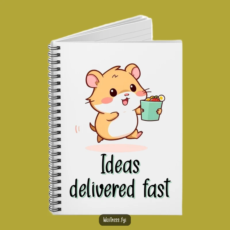 Funny Hamster Food Order Notebook: Jot Down Your Cravings