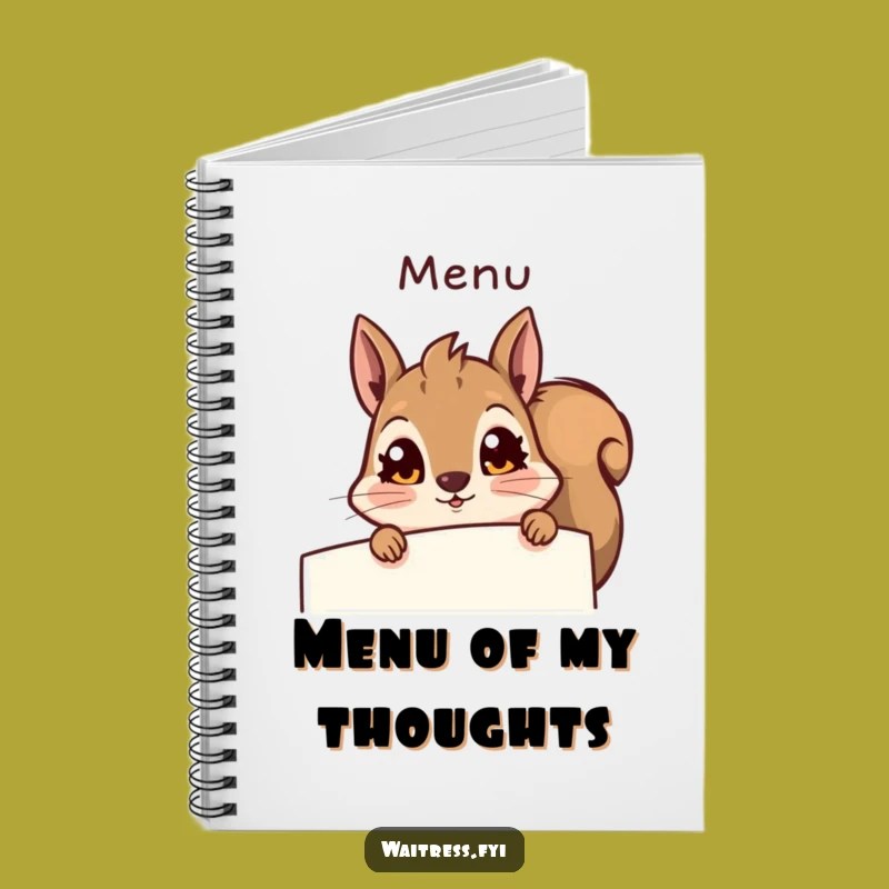 Funny Squirrel Notebook - Surprise Ideas Journal - For Your Funniest Thoughts & Funny Gift