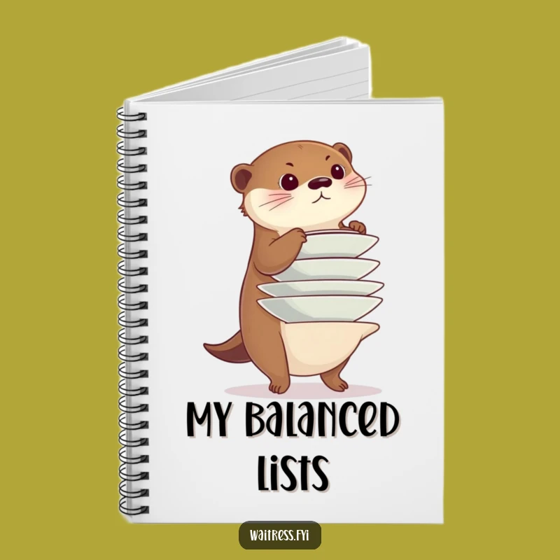 Funny Otter Focus Journal: Balance Your Thoughts with Precision Notes