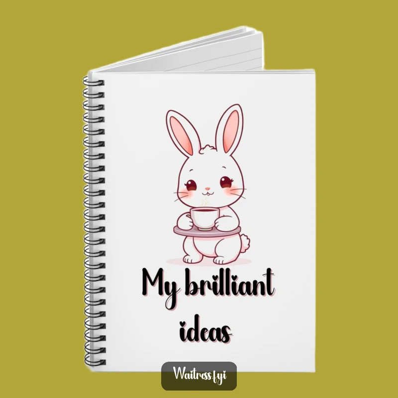 Funny Bunny Journal - Cute Character Notebook, Perfect Gift for Writers