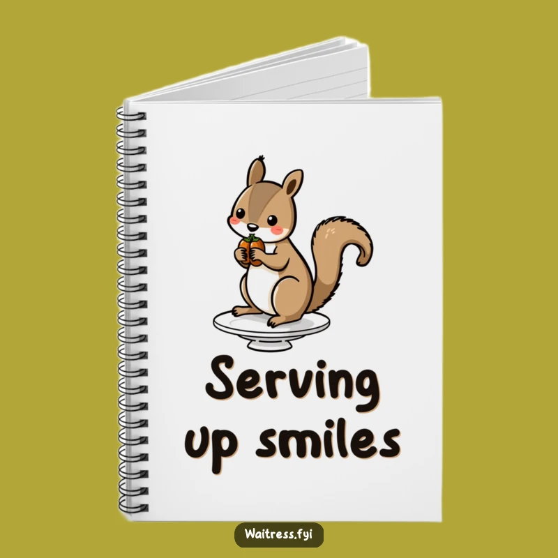 Funny Squirrel Nut Notebook: Jot Down Ideas with Forest Flair Gift