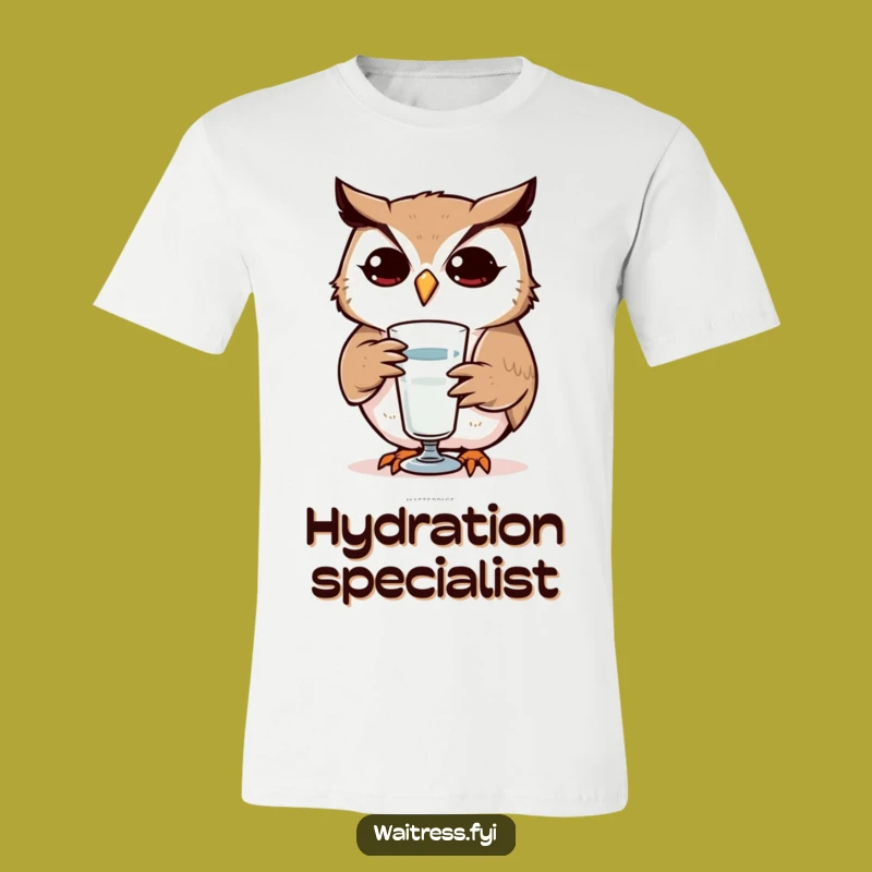 Funny Owl Refilling T-Shirt: A Humorous Gift for the Focused Individual