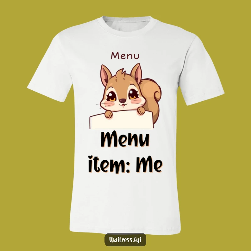 Funny Surprised Squirrel T-Shirt - Hilarious Animal Tee for a Laughing Good Time