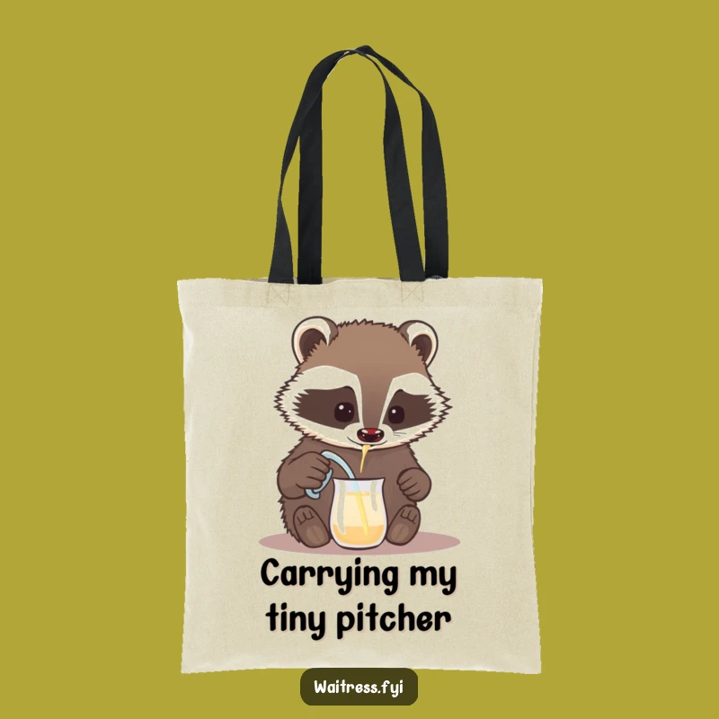 Funny Badger Tote Bag - Carry Your Drinks in Style - Your New Favorite Funny Gift!